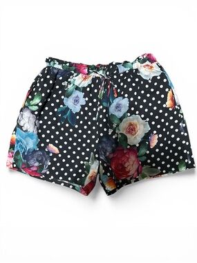 🌼 Johnny Was Floral Polka Dot Shorts – Size S – Great Condition 🌼